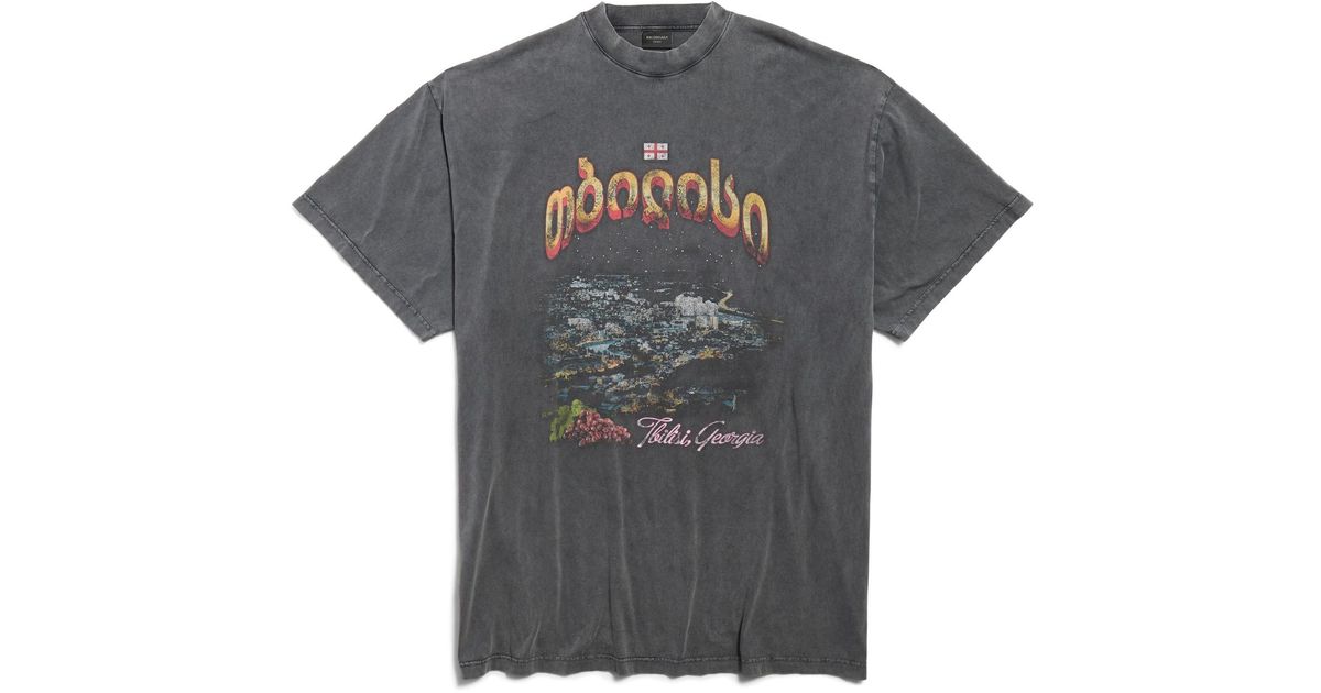 balenciaga-black-Camiseta-