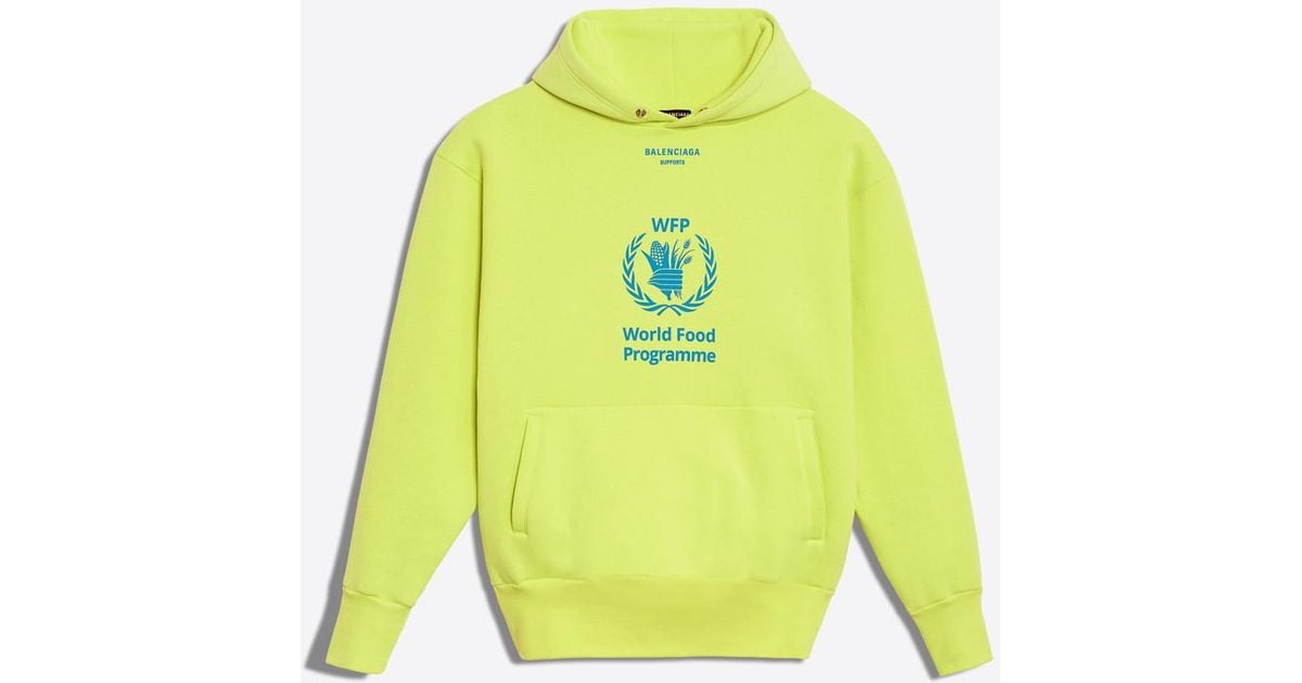 balenciaga wfp hoodie blue