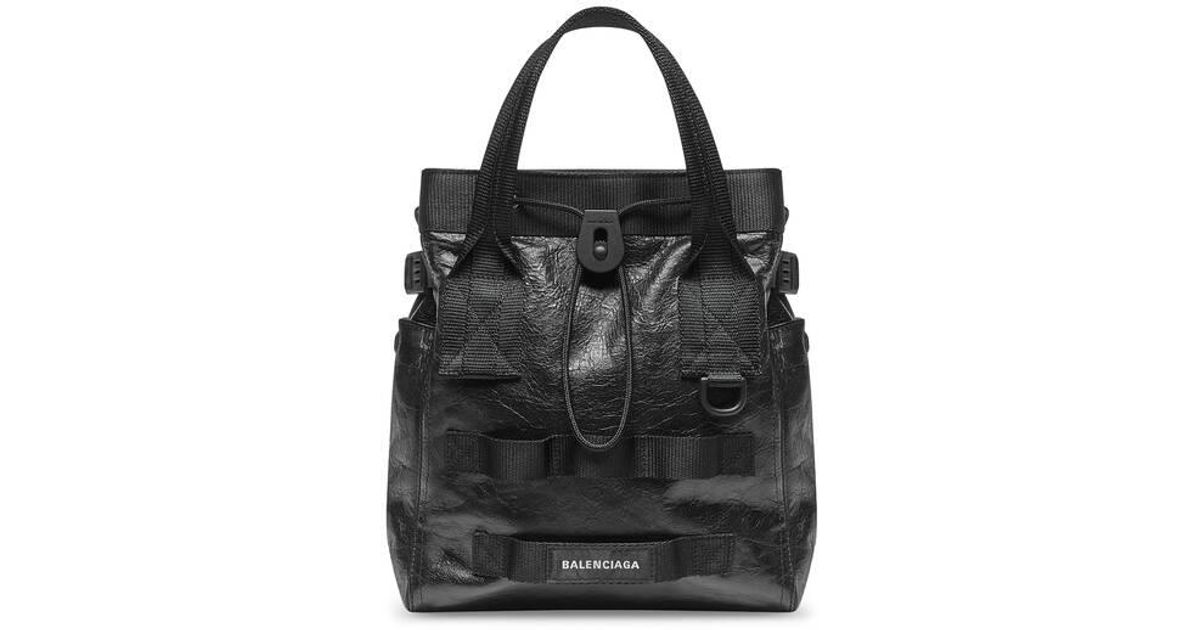 Balenciaga Army Tote Bag Small in Black for Men | Lyst UK