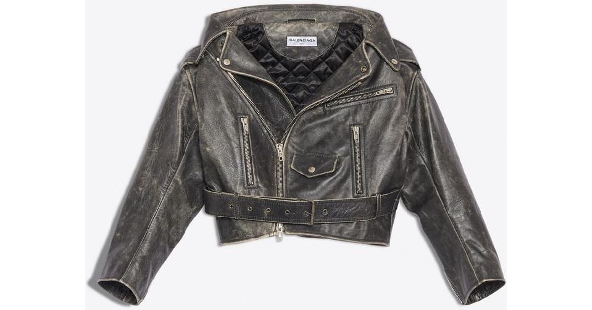 vintage balenciaga leather jacket
