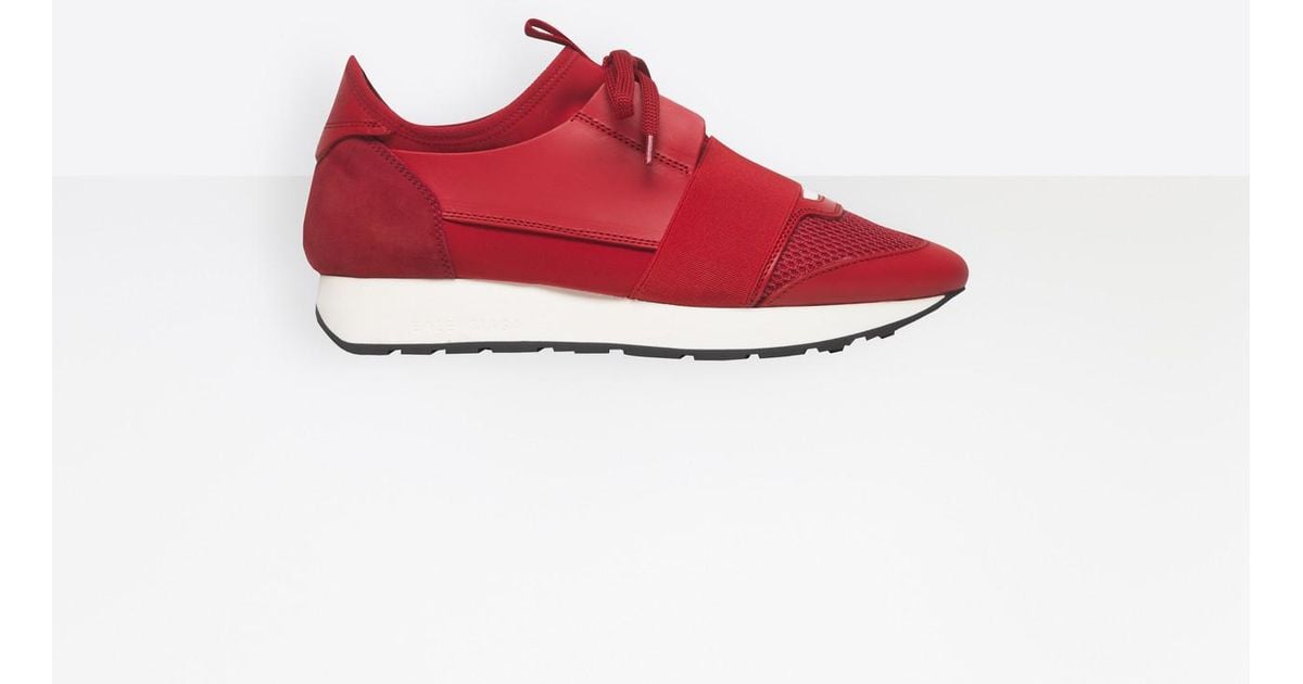 balenciaga race runners red