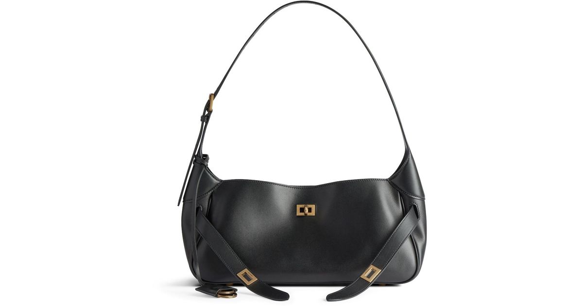 Balenciaga Bel Air Small Shoulder Bag in Black | Lyst