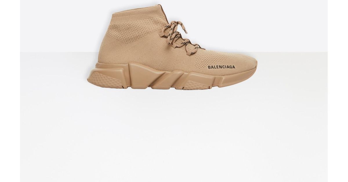 Balenciaga Speed Lace-up Sneaker in Beige (Natural) for Men - Save 25% -  Lyst