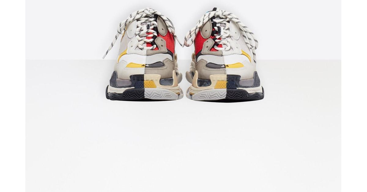 balenciaga triple s bicolore