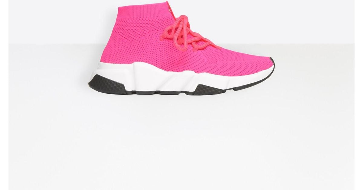 Balenciaga speed trainer zwart wit rood Schoenen