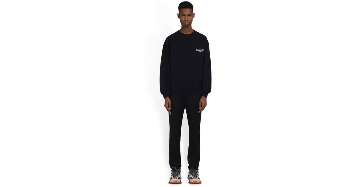 Balenciaga Print Sweatshirt in Black 