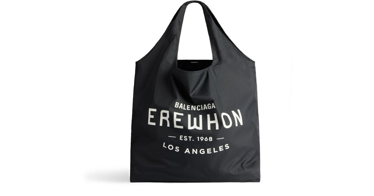 Balenciaga Erewhon Los Angeles Tote Bag in Black | Lyst Balenciaga Erewhon Los Angeles Tote Bag in Black | Lyst