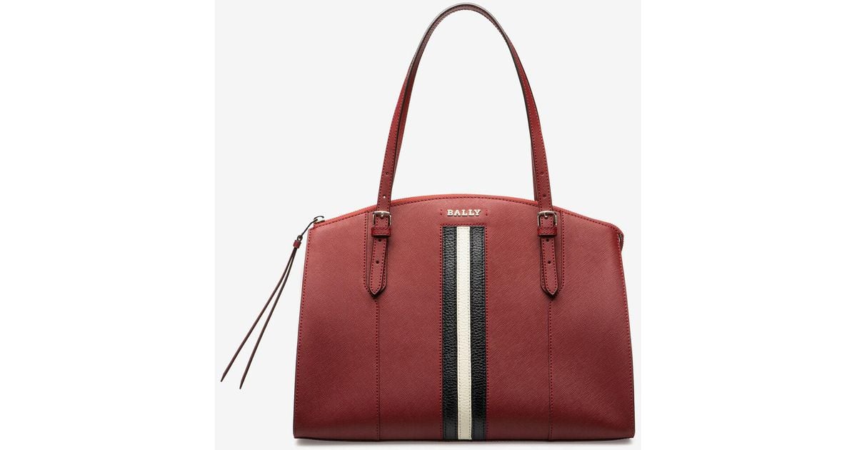 Bally bag red Clearance