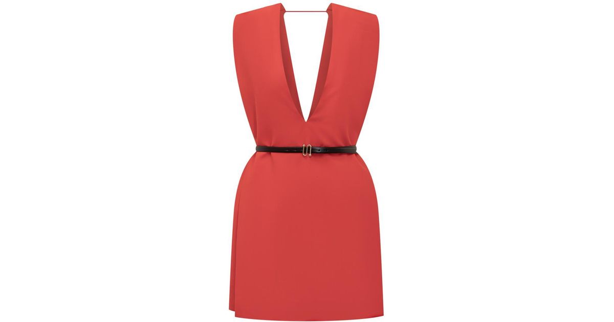 ワンピース SPORTMAX 'Agrume1234' dress Red Sportmax 'Agrume1234' Dress in Red | Lyst