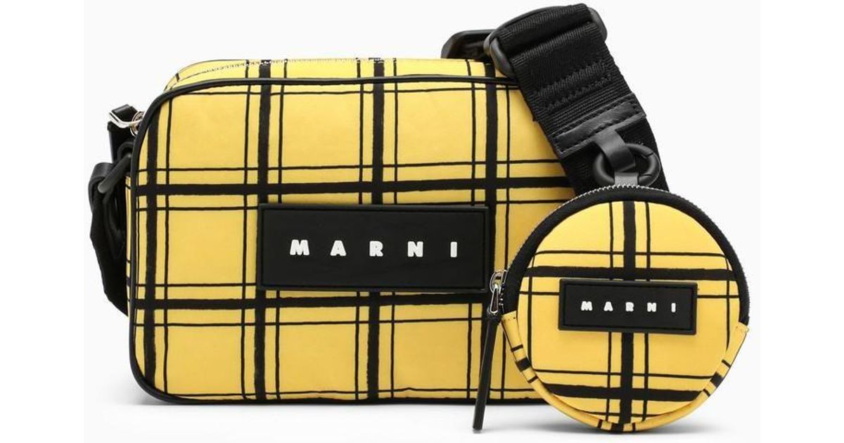 Marni Yellow Nylon Messenger Bag for Men Lyst