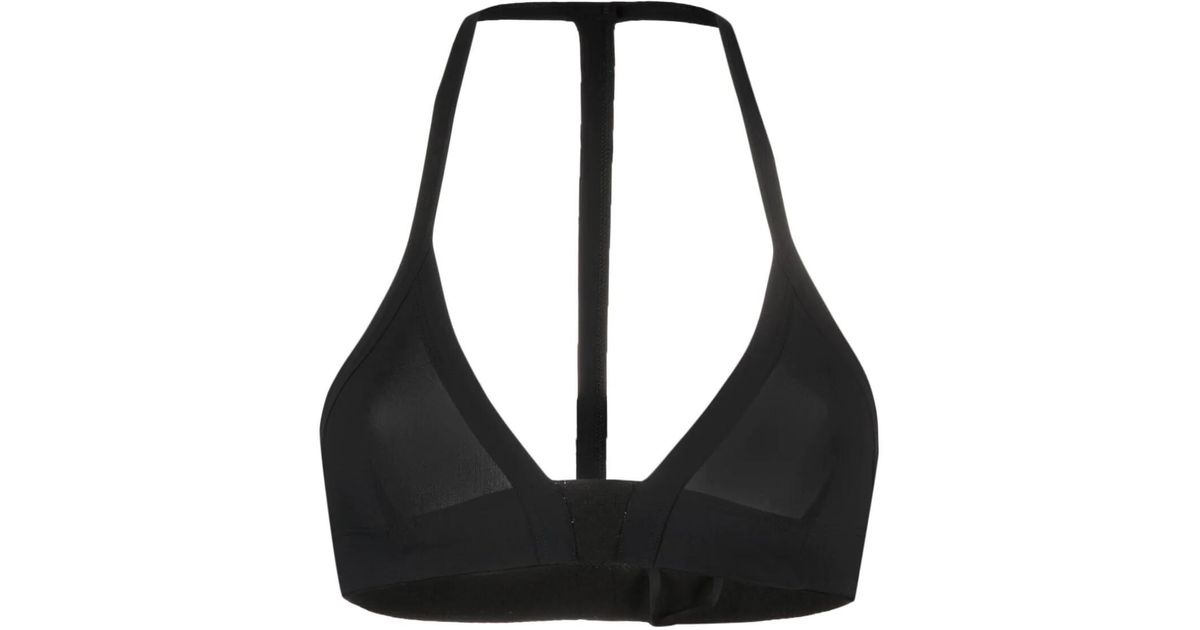 Rick Owens Triangle Bikini Top in Black - Save 32% - Lyst