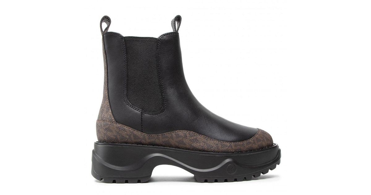 dupree logo tape leather boot