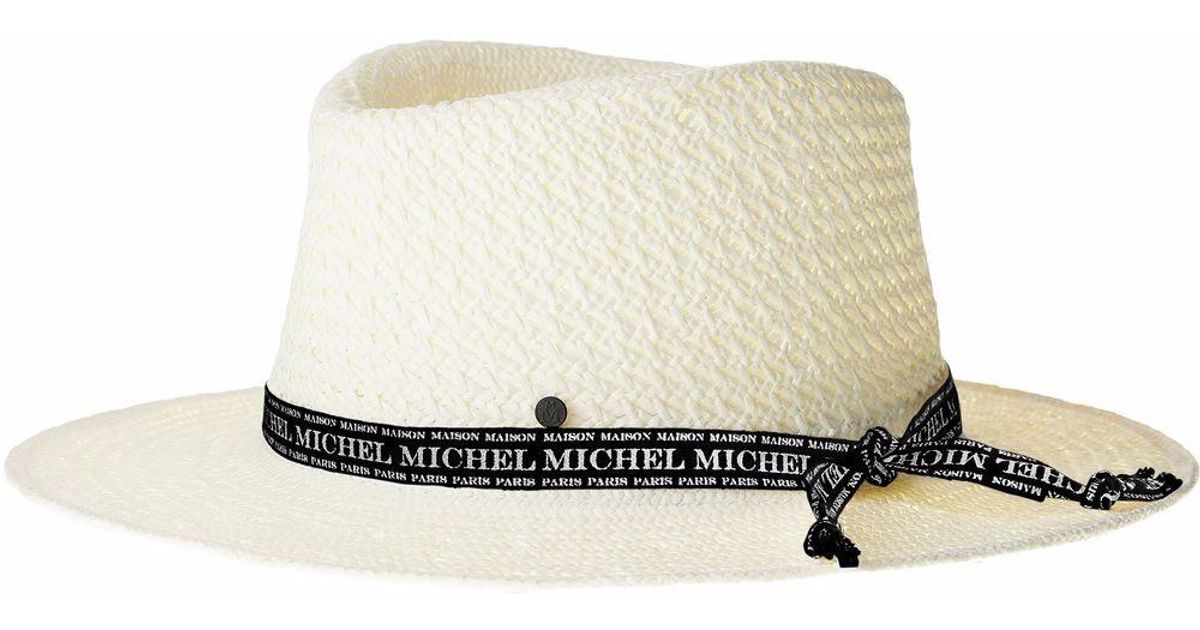 Maison Michel Hats White | Lyst