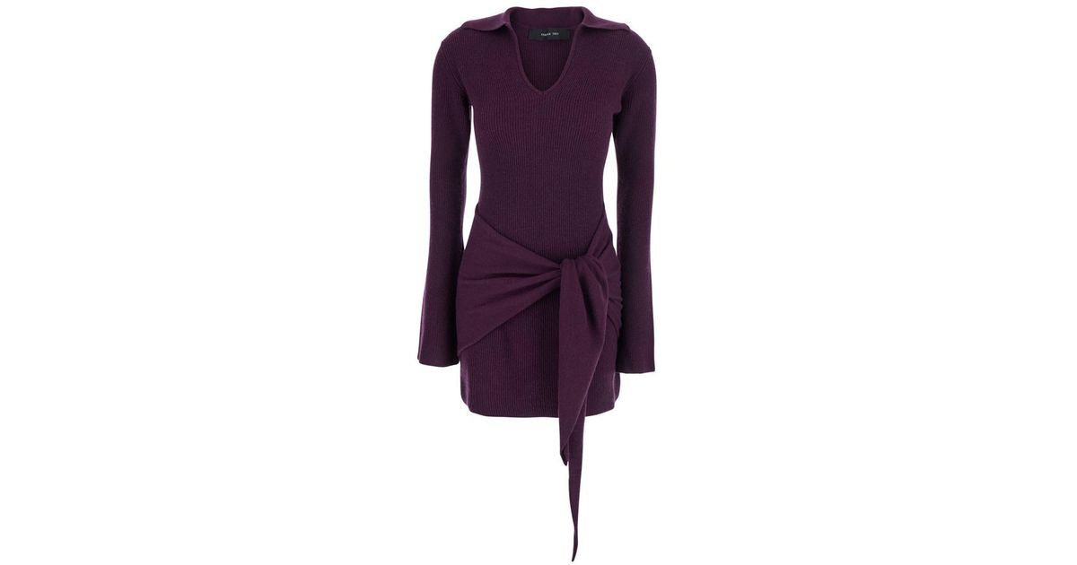 Abo midi in jersey con nodo, nero | Intrend
