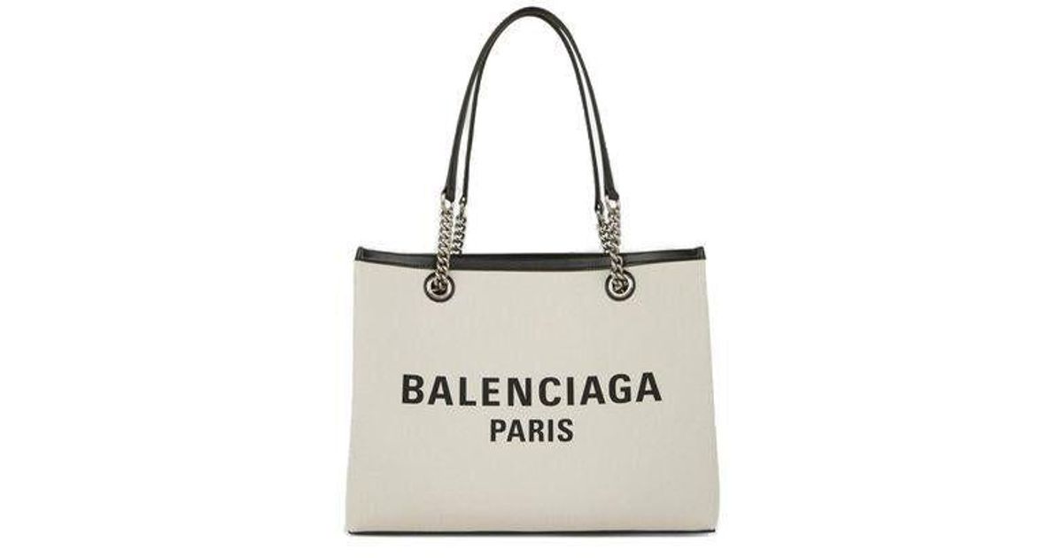 balenciaga white tote bag