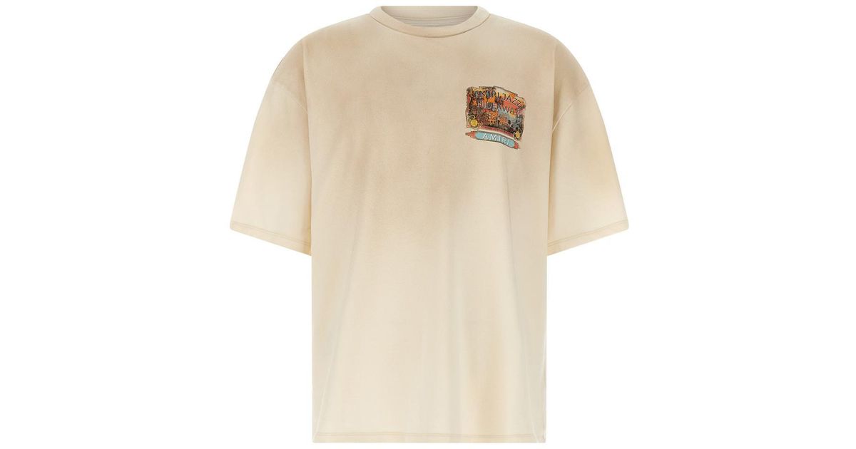 Amiri Jazz Hideaway' T-Shirt in White for Men | Lyst