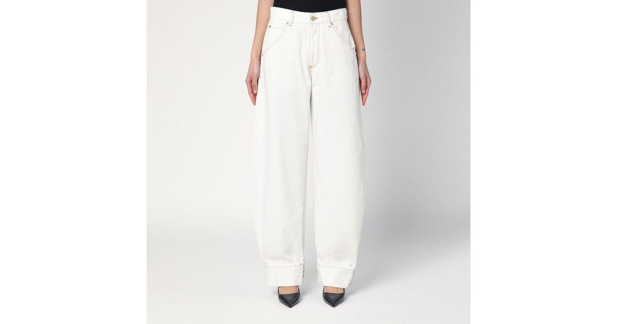 ボトムスその他 DARKPARK Khris white balloon jeans DARKPARK Khris Balloon Jeans in White | Lyst