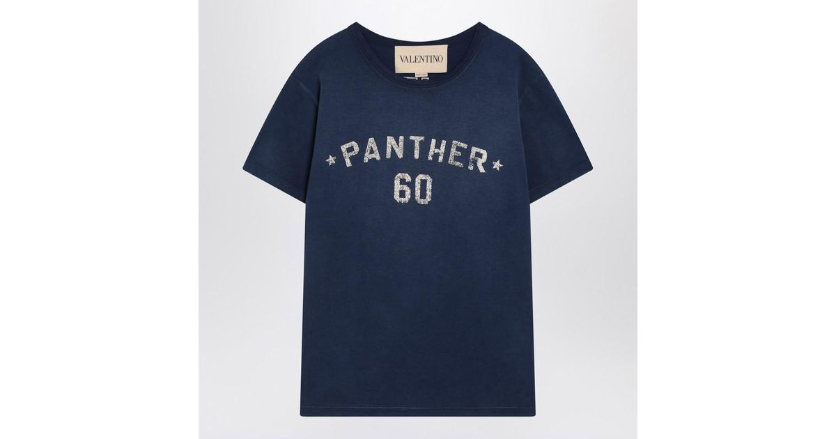 Valentino Garavani T-Shirt Chez in Blue for Men | Lyst