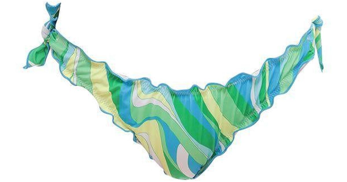 Mc2 Saint Barth Stitched Profile Swimwear in Green | Lyst