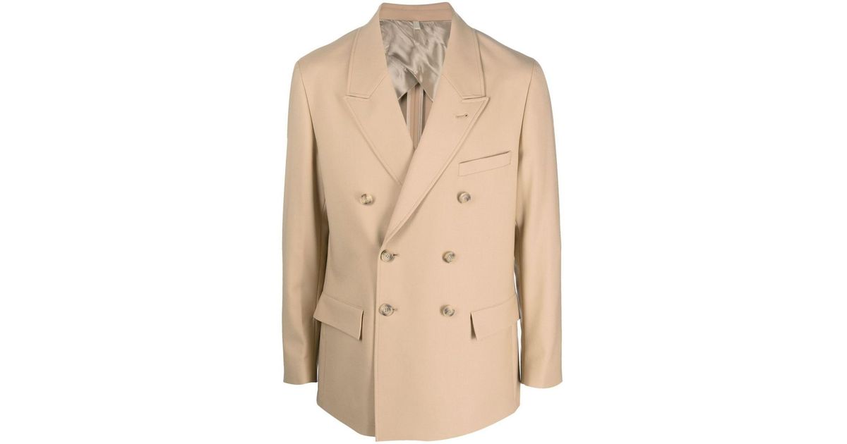 sunflower Double-breasted Jacket in Natural for Men | Lyst