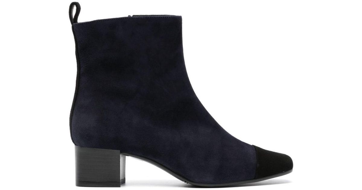 Bottines Carel Tout Cuir Bordeaux Taille 36 - Lacets, Talon 2-7 Cm, Motif Ajouré - Occasion Très Bon état
