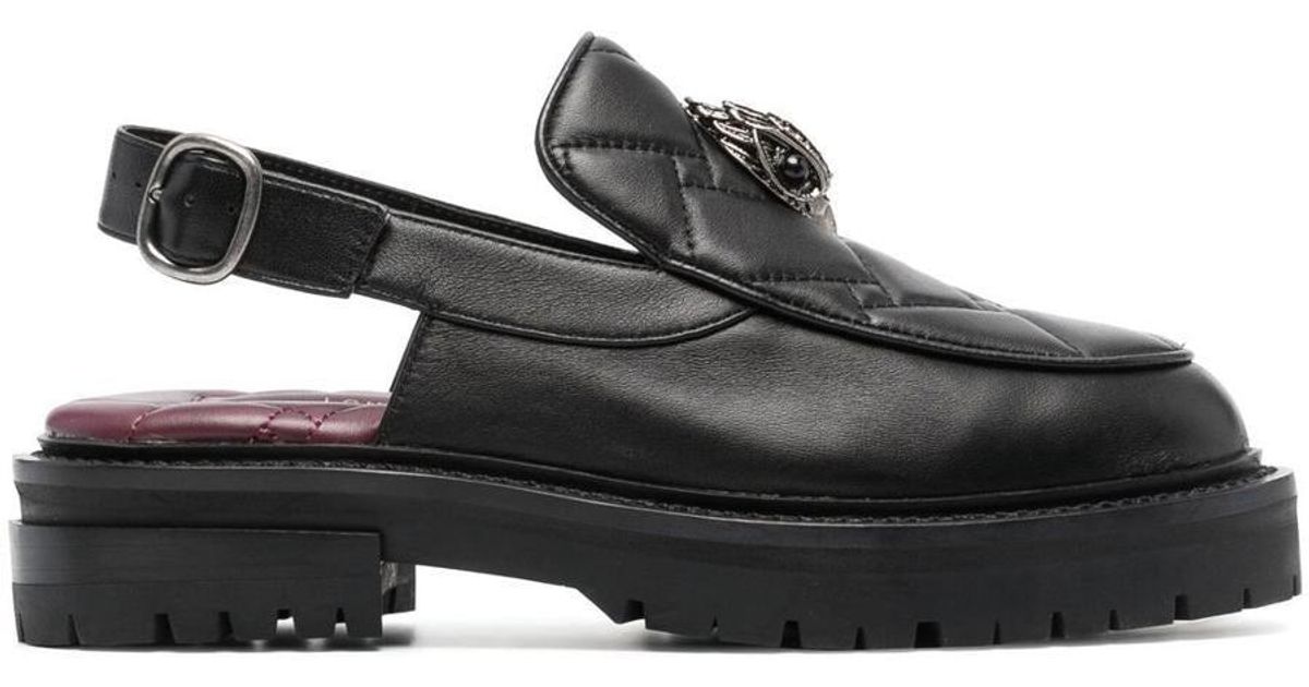 Kurt Geiger Slippers in Black Lyst