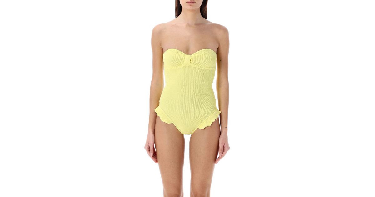 Pastel store yellow swimsuit