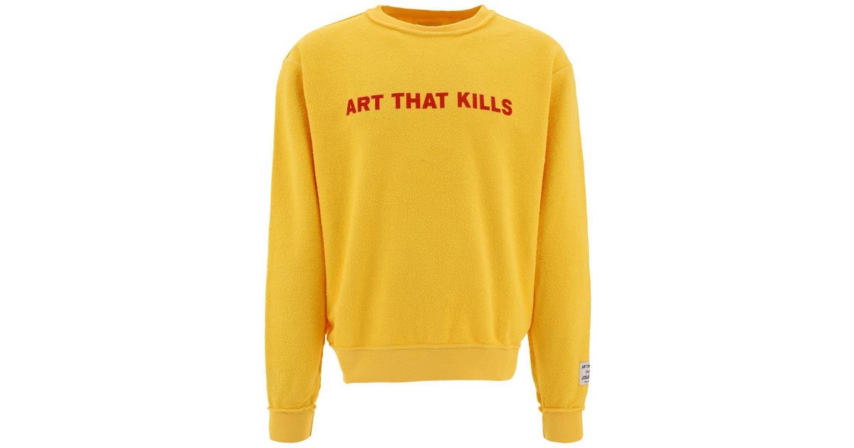 GALLERY DEPT. Reversible Sweatshirt With Print in Yellow for Men