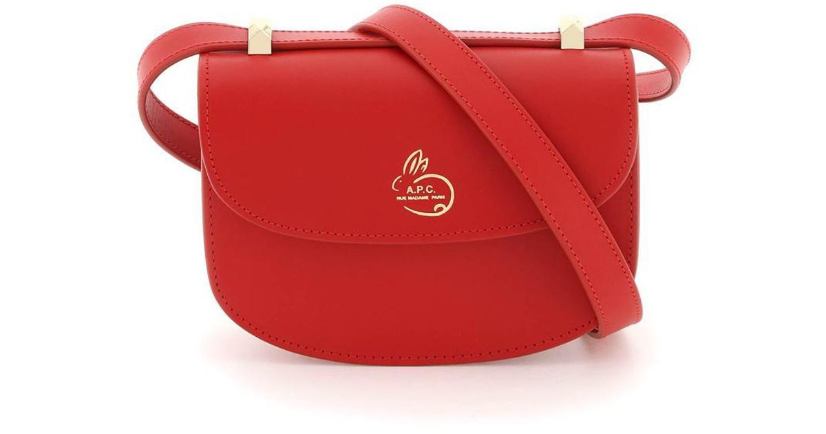 A.P.C. Unar New Year 2023 Mini Geneve Crossbody Bag in Red Lyst Canada