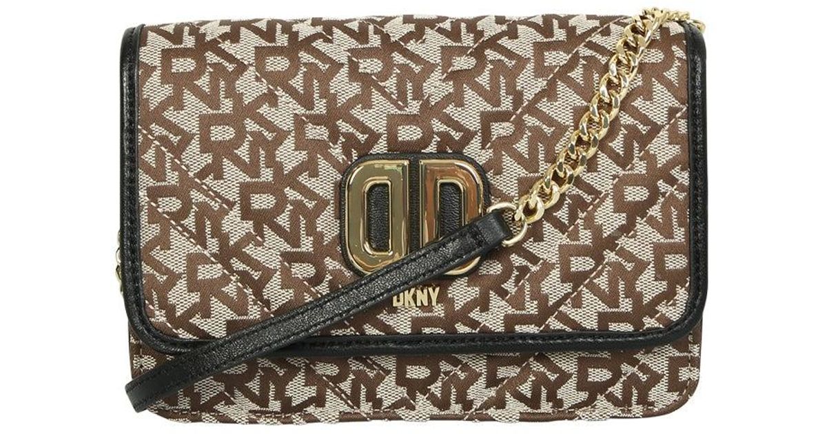 DKNY Synthetic Delphine Bag By in Brown (White) Save 6 Lyst