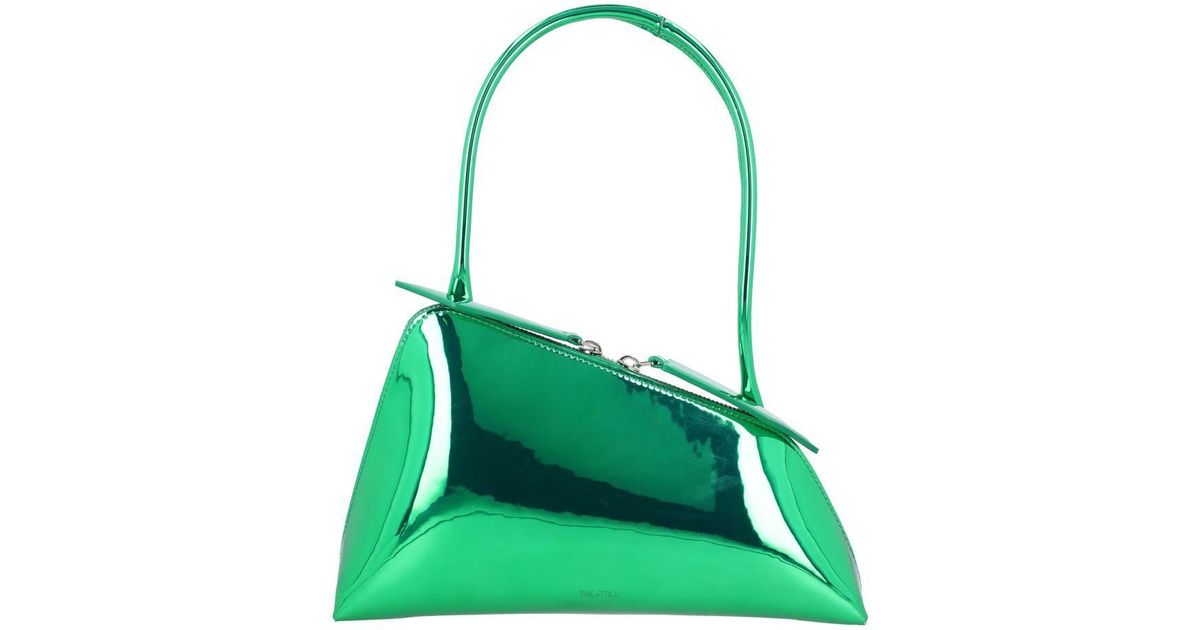 The Attico Sunrise Shoulder Bag in Green | Lyst