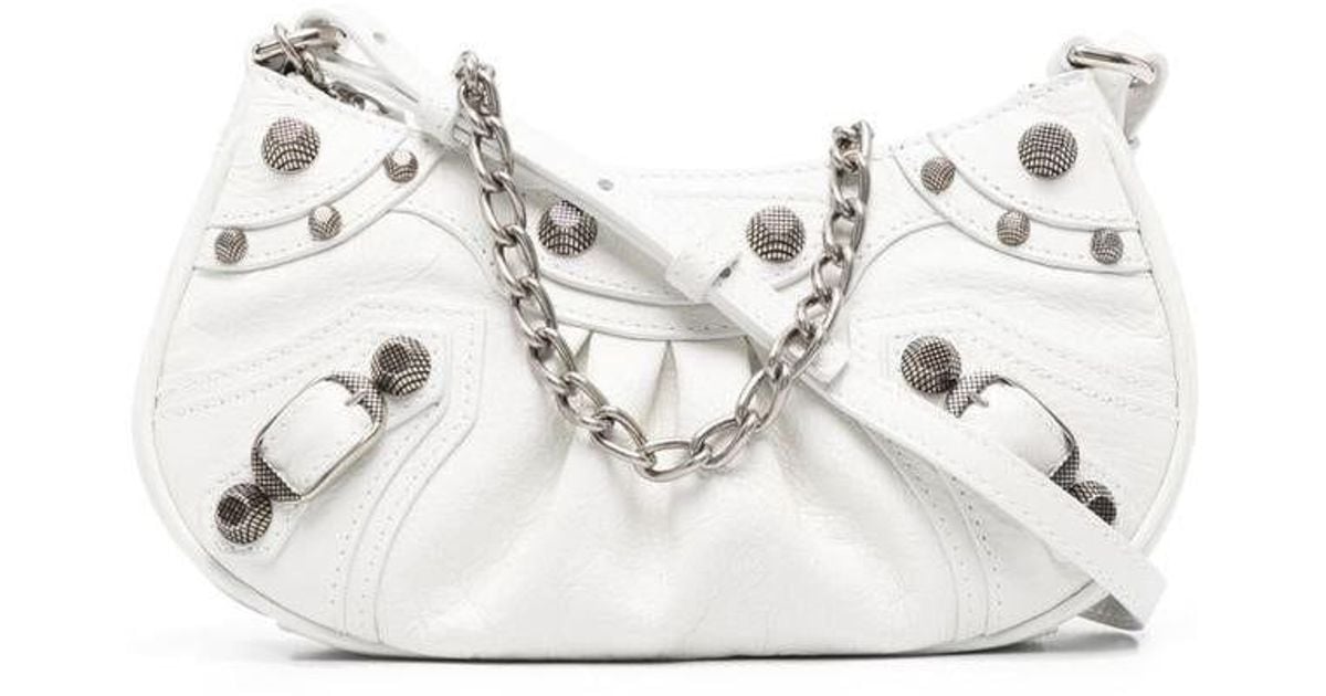 balenciaga handbags white