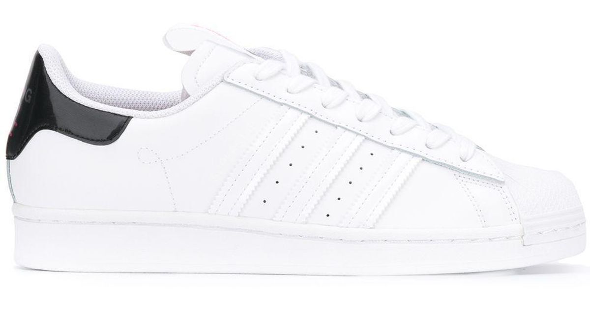 adidas Leather Superstar Shanghai Sneakers in White for Men - Save 38% ...