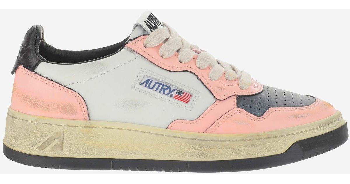 Autry Sneakers in Pink | Lyst
