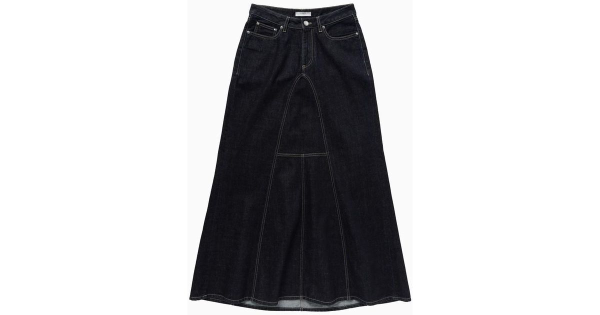 スカート 1989 STUDIO Long denim skirt dark blue 1989 Studio Long Denim Skirt Dark In Blue | ModeSens