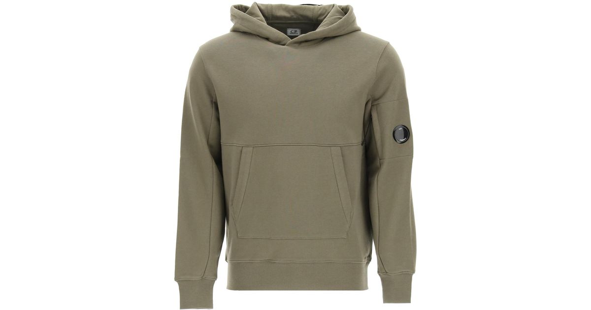 cp company fleece hoodie
