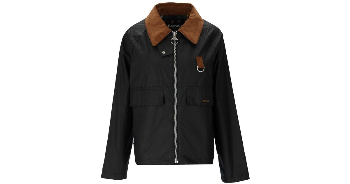 Barbour Eddleston Wax Jacket in Black Lyst