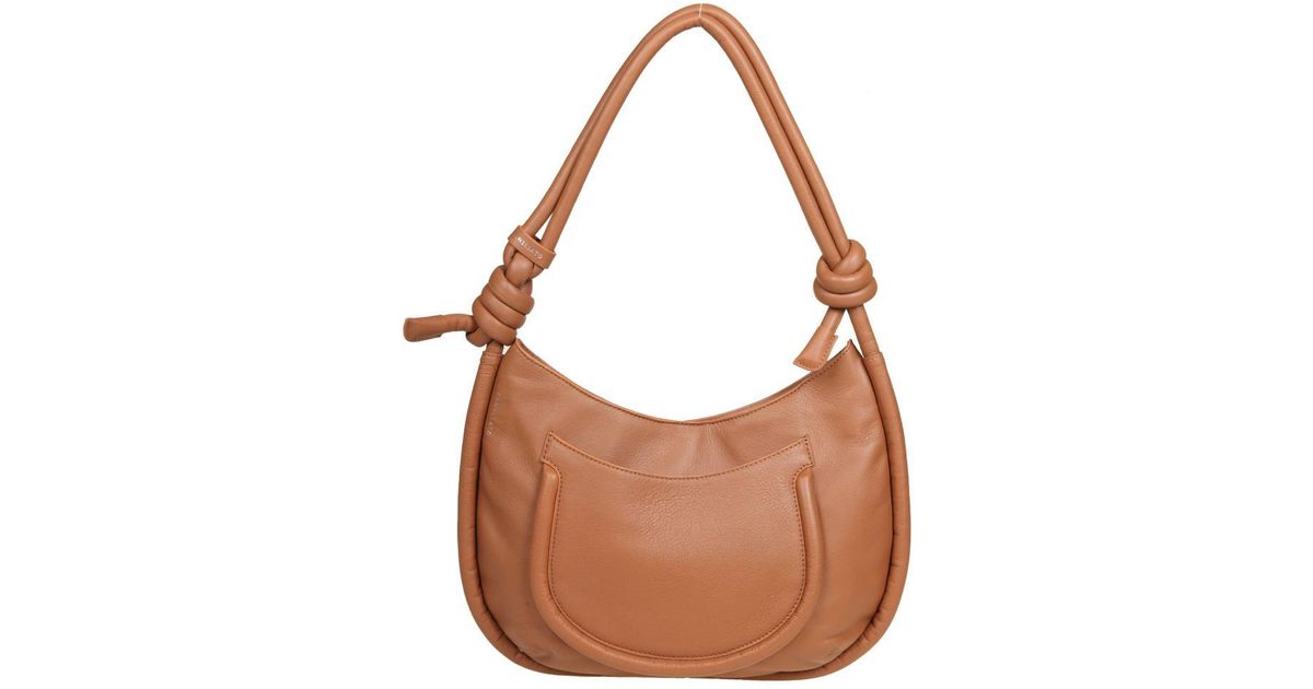 Zanellato Beige Calf Leather Bos Taurus Shoulder Bag