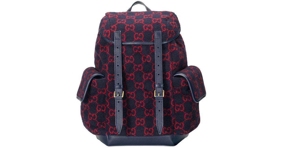 gucci red backpacks