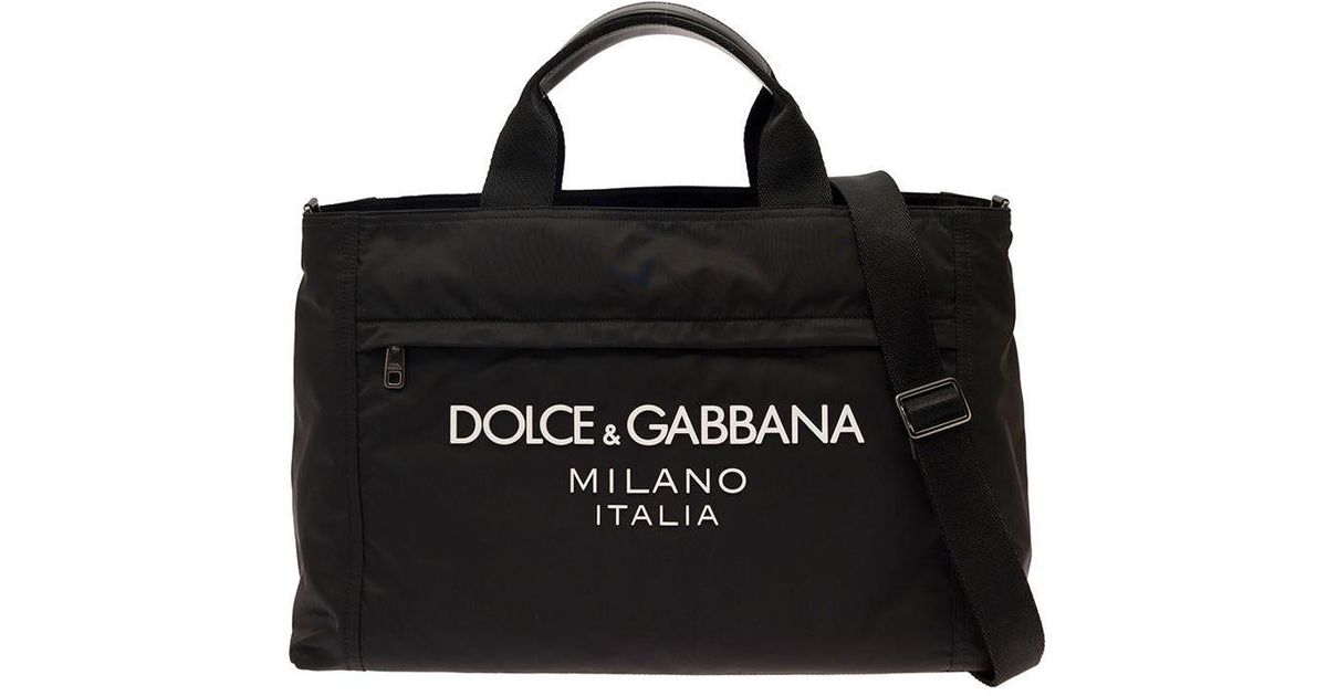 Dolce & Gabbana Gym Bag in Black for Men | Lyst