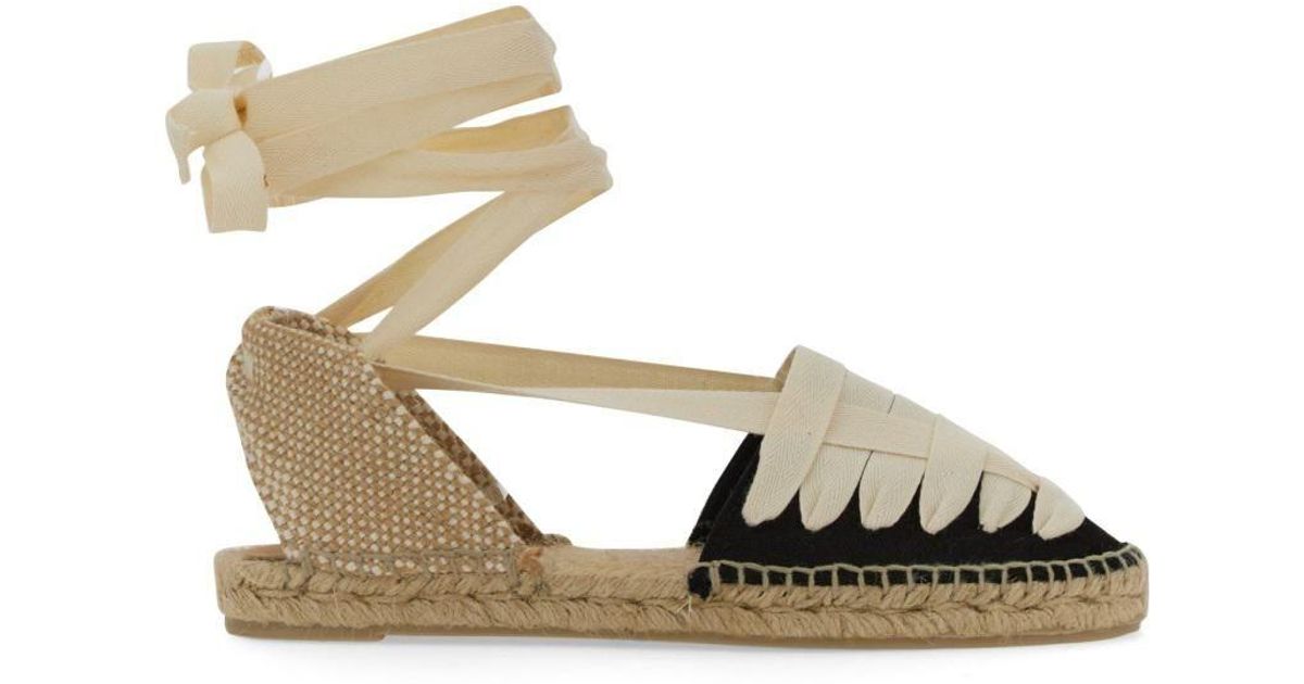 Castañer Espadrille Jean in Metallic Lyst