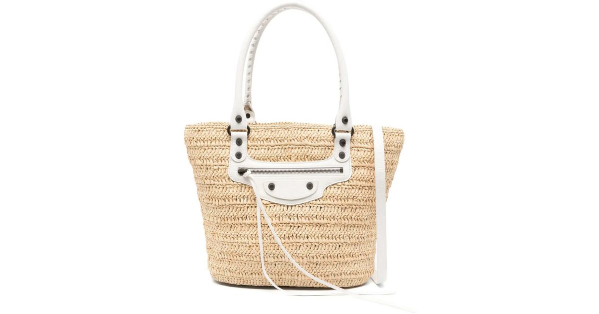 トートバッグ BALENCIAGA Raffia Small Le City Bucket Bag Balenciaga Raffia Small Le City Bucket Bag | italist, ALWAYS