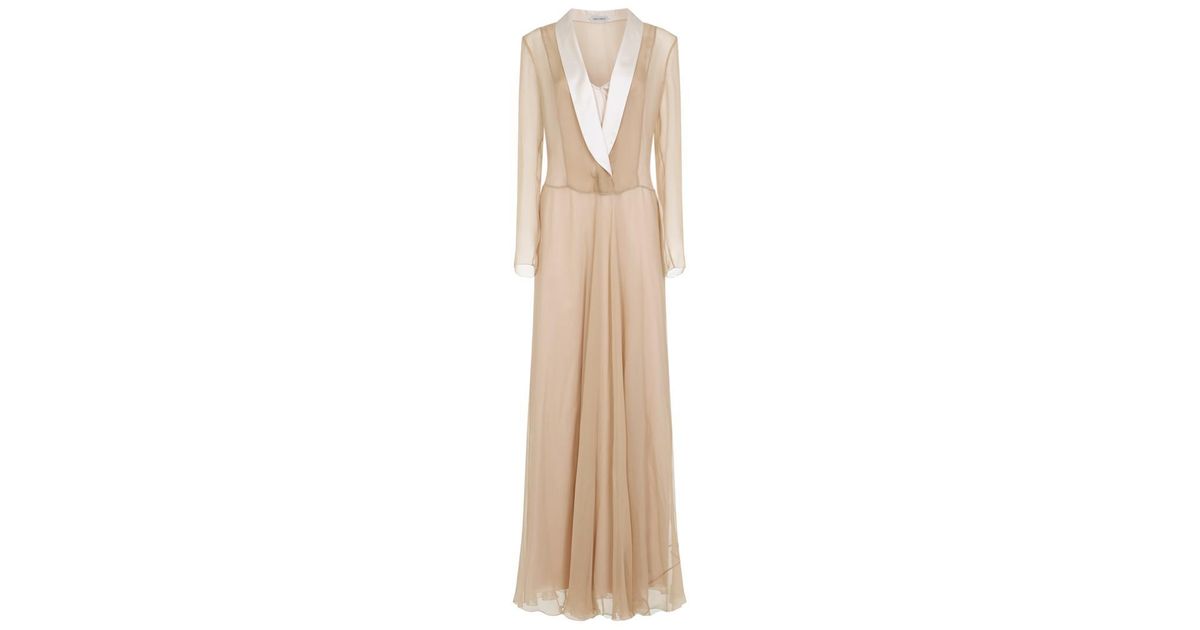 Alberta Ferretti Women's Silk Blend Blouse Beige