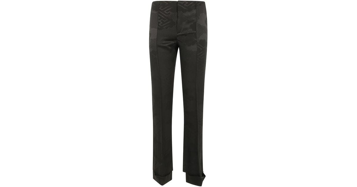 パンツ IBRIGU KIMONO HAORI PRINTED TROUSERS (13IB TKI209 99 BLACK) Ibrigu Kimono Haori Printed Trousers in Gray | Lyst