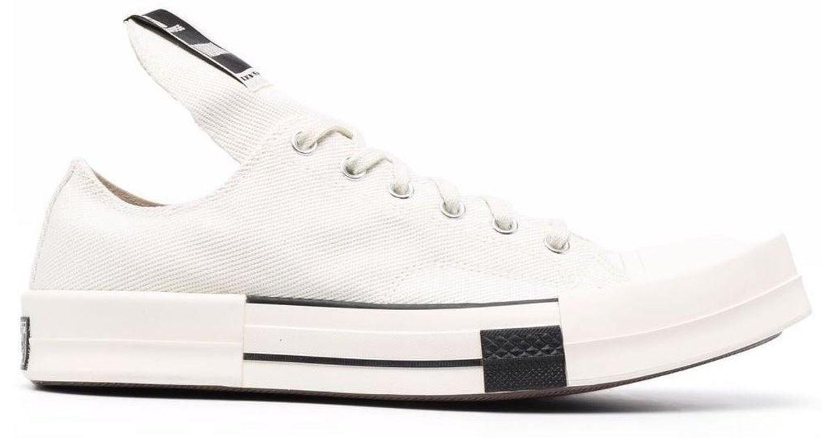 Rick Owens + Converse Turbodrk Chuck 70 Ox Sneakers in White for Men | Lyst