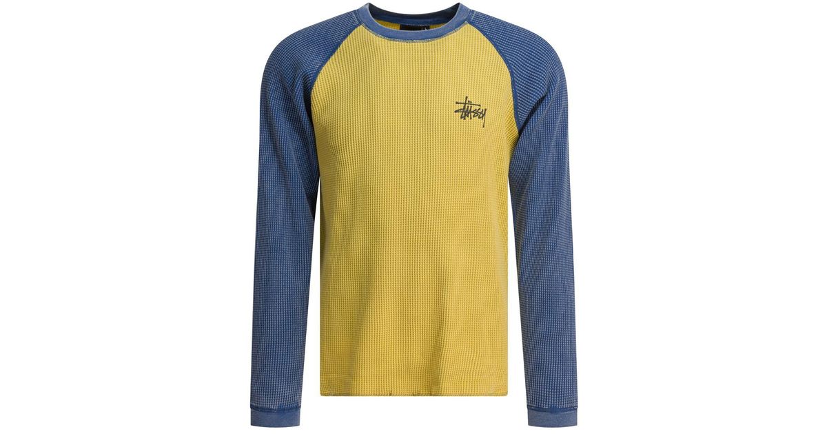 STUSSY Thermal 2 tone Sサイズ STUSSY ステューシー ラグラン 長袖 メンズ 2 Tone Thermal