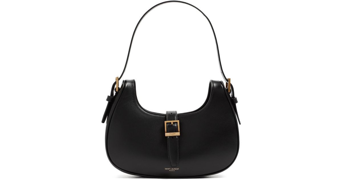 Saint Laurent Le Fermoir Hobo Bag in Black | Lyst Canada