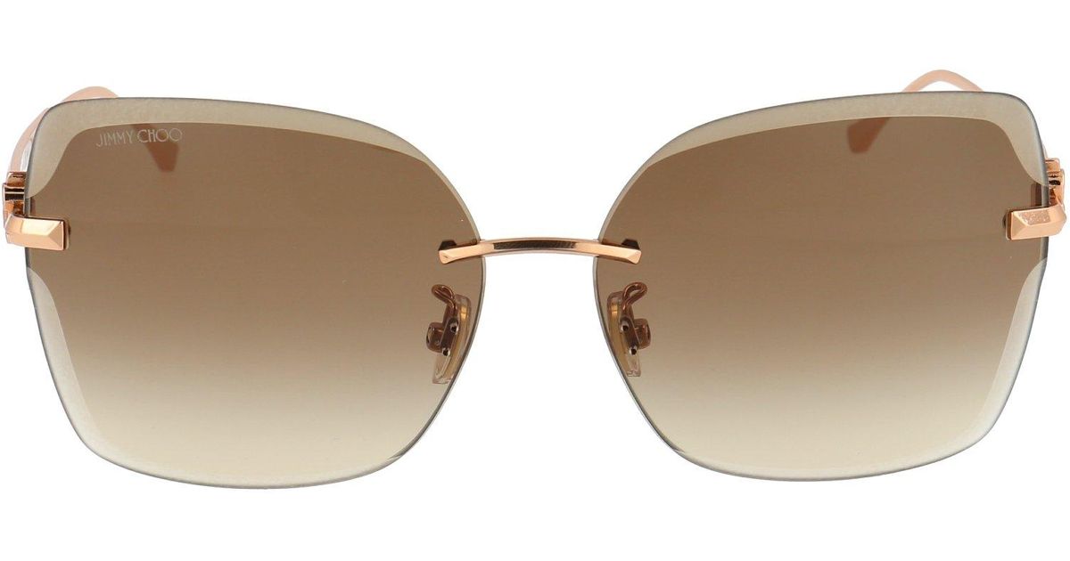 Jimmy Choo Sunglasses in Brown Lyst