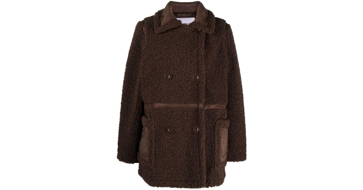 Stand Studio Coats Brown Lyst