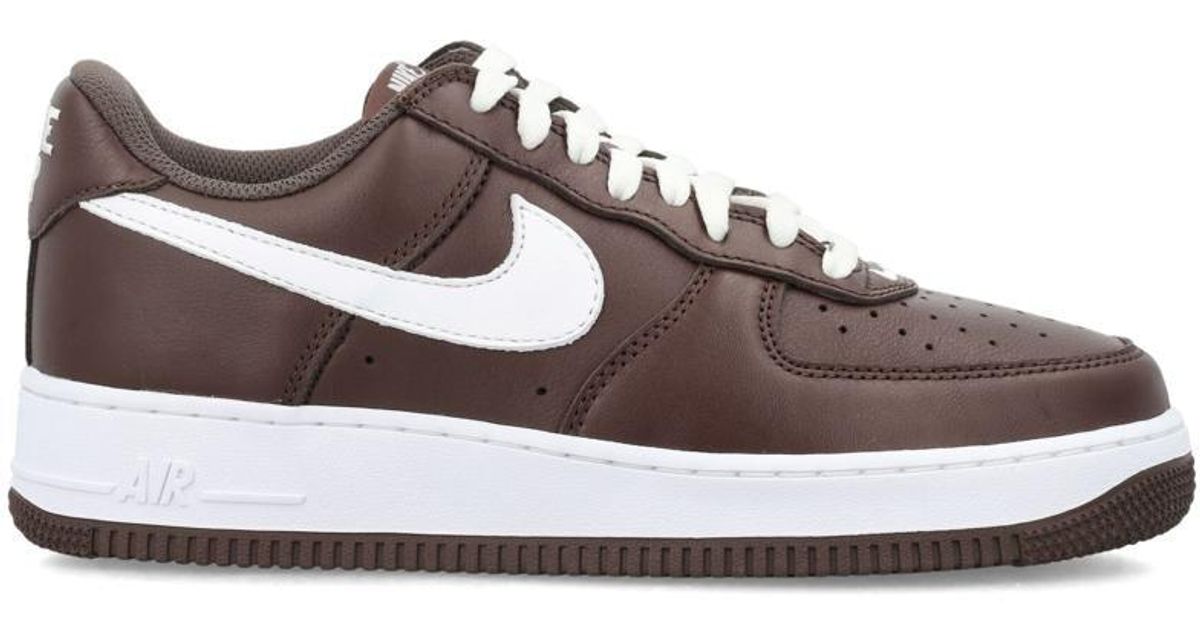 Blue and brown air force ones discount